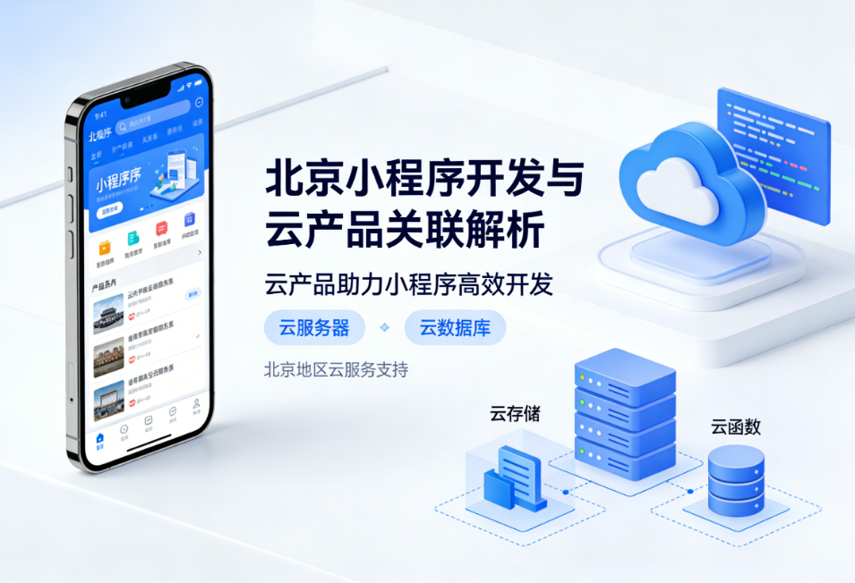 北京小程序开发是否需要云产品