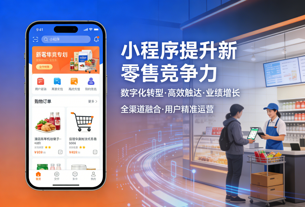 分享一些利用小程序提升新零售行业竞争力的具体策略